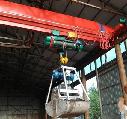 5 Ton Single Beam Overhead Crane drahtloser Fernsteuerungsgreifer